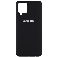 Чехол Silicone Cover Full Protective (AA) для Samsung Galaxy A42 5G, Черный / Black