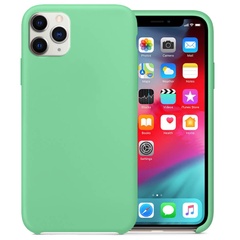 Чехол Silicone Case without Logo (AA) для Apple iPhone 11 Pro (5.8") Зеленый / Spearmint