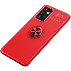 TPU чехол Deen ColorRing под магнитный держатель (opp) для Samsung Galaxy A23 4G Красный / Красный