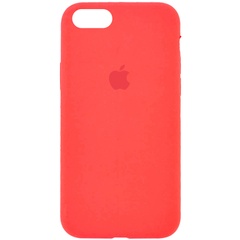 Чехол Silicone Case Full Protective (AA) для Apple iPhone 7 / 8 / SE (2020) (4.7") Оранжевый / Pink citrus