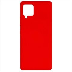 Чехол Silicone Cover Full without Logo (A) для Samsung Galaxy A42 5G, Красный / Red