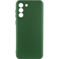Чохол Silicone Cover Lakshmi Full Camera (A) для Samsung Galaxy S21 FE, Зелений / Dark Green