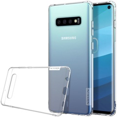 TPU чехол Nillkin Nature Series для Samsung Galaxy S10+ Бесцветный (прозрачный)