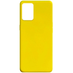 Силиконовый чехол Candy для Oppo A74 4G / F19 Желтый