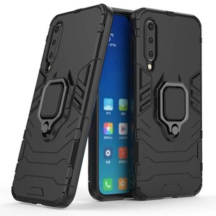 Ударопрочный чехол Transformer Ring for Magnet для Xiaomi Mi 9 SE Черный / Soul Black