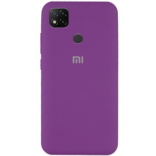 Чехол Silicone Cover Full Protective (AA) для Xiaomi Redmi 9C Фиолетовый / Grape