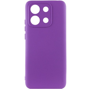 Чехол Silicone Cover Lakshmi Full Camera (A) для Xiaomi Poco X6 / Note 13 Pro 5G Фиолетовый / Purple