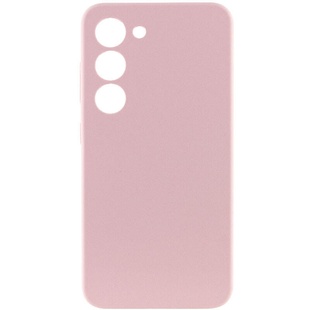 Чехол Silicone Cover Lakshmi Full Camera (AAA) для Samsung Galaxy S24 FE Розовый / Pink Sand