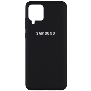 Чехол Silicone Cover Full Protective (AA) для Samsung Galaxy A42 5G Черный / Black