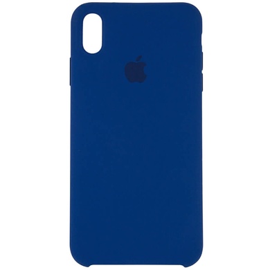 Чохол Silicone case (AAA) для Apple iPhone XS Max (6.5"), Синій / Blue Horizon