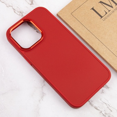TPU чехол Bonbon Metal Style для Apple iPhone 13 Pro Max (6.7") Красный / Red
