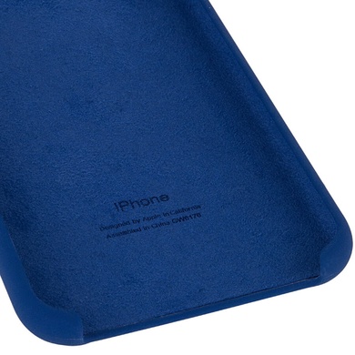 Чехол Silicone case (AAA) для Apple iPhone XS Max (6.5") Синий / Blue Horizon
