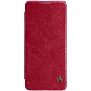 Кожаный чехол (книжка) Nillkin Qin Series для Xiaomi Mi 10 / Mi 10 Pro Красный