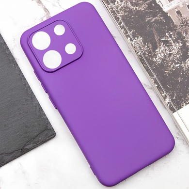 Чохол Silicone Cover Lakshmi Full Camera (A) для Xiaomi Poco X6, Фіолетовий / Purple