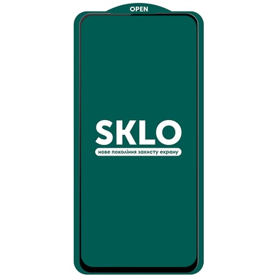 Захисне скло SKLO 5D для Xiaomi Redmi Note 9 / Redmi 10X / Note 9T / Note 9 5G, Чорний