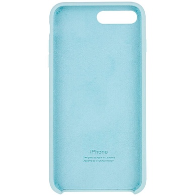 Чохол Silicone case (AAA) для Apple iPhone 7 plus / 8 plus (5.5"), Голубой / Marine Green