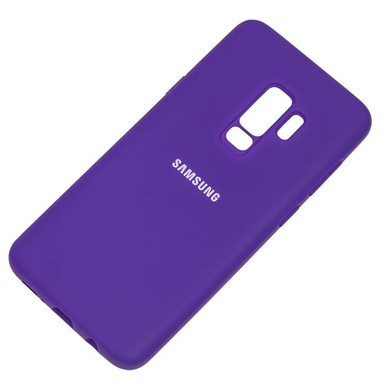 Чехол Silicone Cover Full Protective (AA) для Samsung Galaxy S9+ Сиреневый / Dasheen