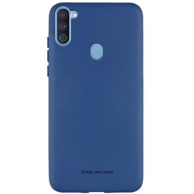 TPU чехол Molan Cano Smooth для Samsung Galaxy A11, Синий