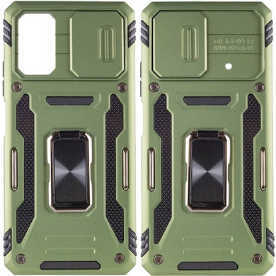 Ударопрочный чехол Camshield Army Ring для Xiaomi Poco F5 / Note 12 Turbo Оливковый / Army Green