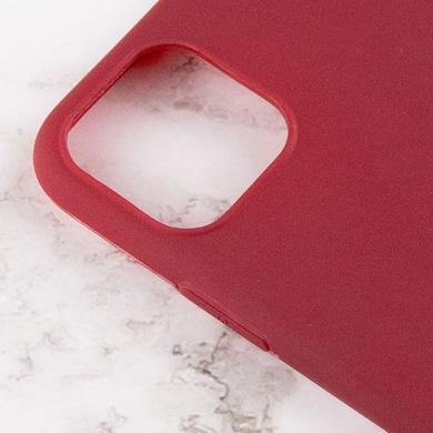 Силіконовий чохол Candy для Apple iPhone 13 (6.1"), Бордовый