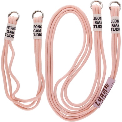 Чехол TPU two straps California для Apple iPhone 13 (6.1") Розовый / Pink Sand