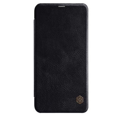 Кожаный чехол (книжка) Nillkin Qin Series для LG G8 ThinQ, Черный