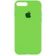 Чехол Silicone Case Full Protective (AA) для Apple iPhone 7 plus / 8 plus (5.5") Зеленый / Green