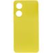 Чохол Silicone Cover Lakshmi Full Camera (A) для Oppo A78 4G, Жовтий / Flash