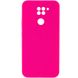 Чехол Silicone Cover Lakshmi Full Camera (AAA) для Xiaomi Redmi Note 9 / Redmi 10X Розовый / Barbie pink