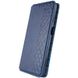 Кожаный чехол книжка GETMAN Cubic (PU) для Samsung Galaxy A25 5G Синий
