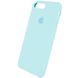 Чехол Silicone case (AAA) для Apple iPhone 7 plus / 8 plus (5.5"), Голубой / Marine Green