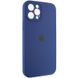 Чохол Silicone Case Full Camera Protective (AA) для Apple iPhone 12 Pro Max (6.7"), Синий / Deep navy