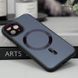 Чехол TPU+Glass Sapphire Midnight with MagSafe для Apple iPhone 12 Pro Max (6.7") Черный / Black