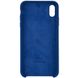 Чохол Silicone case (AAA) для Apple iPhone XS Max (6.5"), Синій / Blue Horizon