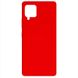 Чехол Silicone Cover Full without Logo (A) для Samsung Galaxy A42 5G, Красный / Red