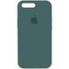 Чехол Silicone Case Full Protective (AA) для Apple iPhone 7 plus / 8 plus (5.5") Зеленый /Light cactus