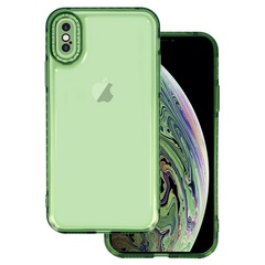 Чехол TPU Starfall Clear для Apple iPhone X / XS (5.8") Зеленый