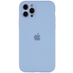 Чохол Silicone Case Full Camera Protective (AA) для Apple iPhone 14 Pro (6.1"), Голубой / Lilac Blue