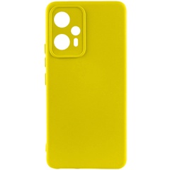 Чохол Silicone Cover Lakshmi Full Camera (A) для Xiaomi Redmi Note 12T Pro, Жовтий / Flash