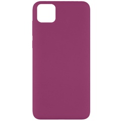 Чохол Silicone Cover Full without Logo (A) для Huawei Y5p, Бордовый / Marsala