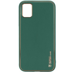 Кожаный чехол Xshield для Samsung Galaxy A13 4G Зеленый / Army green