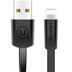 Дата кабель USAMS US-SJ199 USB to Lightning 2A (1.2m) Черный