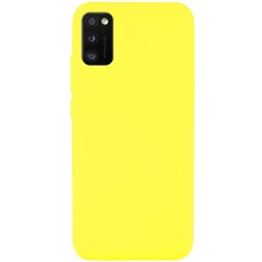 Чохол Silicone Cover Full without Logo (A) для Samsung Galaxy A41, Жовтий / Flash