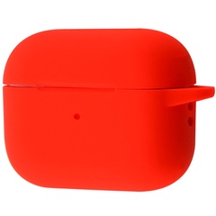Силіконовий футляр New з карабіном для навушників Airpods Pro 2, Червоний / Red