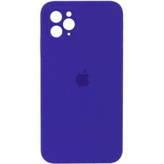 Чохол Silicone Case Square Full Camera Protective (AA) для Apple iPhone 11 Pro Max (6.5 "), Фіолетовий / Ultra Violet