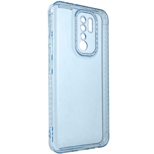 Чехол TPU Starfall Clear для Xiaomi Redmi Note 8 Pro Голубой