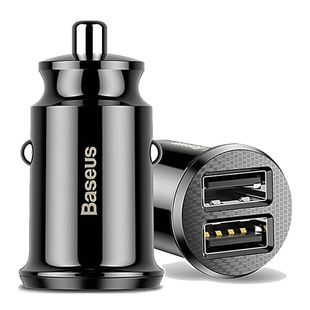 АЗУ Baseus Circular Plastic QC 3.0 30W 2USB (CCALL-YD) black