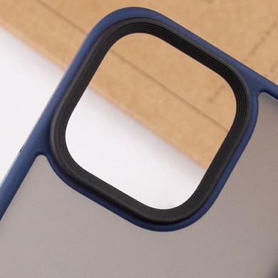 TPU+PC чохол Metal Buttons для Apple iPhone 14 (6.1"), Синий