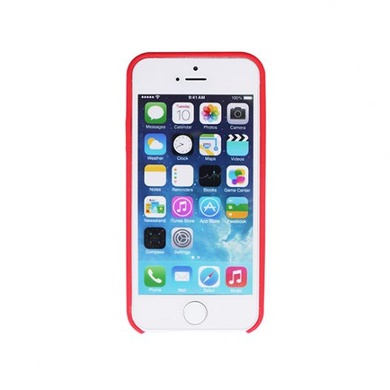 Чехол Silicone Case (AA) для Apple iPhone 5/5S/SE Красный / Red