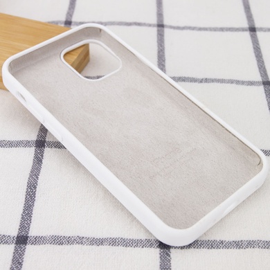 Чехол Silicone Case Full Protective (AA) для Apple iPhone 13 Pro (6.1") Белый / White